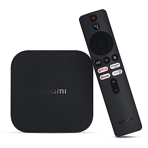 TipoW Minha TV Box S (2nd Gen), 4K Ultra HD Streaming Media Player, 2 GB RAM 8 GB ROM Smart TV Box ROM com controlo remoto IR, visão Dolby, HDR10, DTS-HD, projeção sem fios