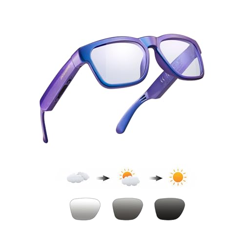 OhO sunshine Water Resistance Audio Sunglasses, Open Ear Bluetooth Sunglasses to Listen Music and Make Phone Call
