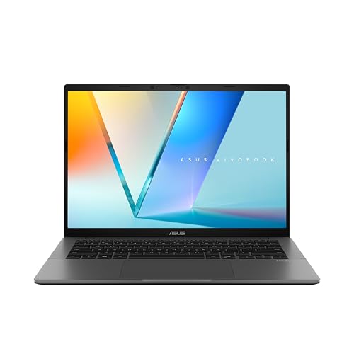 ASUS Vivobook S 14 S3407QA-KP014W Copilot PC - ORD.Computador portátil de 14" WQXGA (Qualcomm Snapdragon X (X1-26-100), 16 GB RAM, 1TB SSD, Qualcomm Adreno GPU, Win 11 Home. ) cinzento mate - Teclado