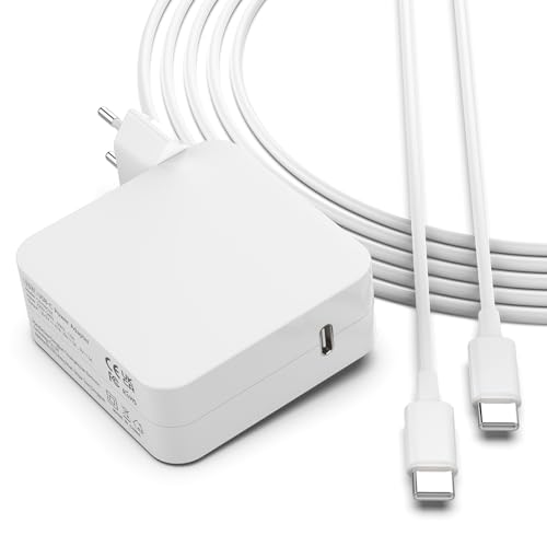 Carregador de 96 W para MacBook Pro, adaptador de alimentação USB C MacBook Air Pro 2016, 2017, 2018, 2019, 2020, Mac Book de 13 de 15 polegadas adequado PC portátil cabo 2 m/6,6 pés