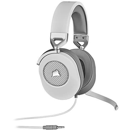 Corsair HS65 SURROUND Auriculares multiplataforma com cabo para jogos - som envolvente Dolby 7.1 - SonarWorks SoundID - compatível com iCUE - PC, Mac, PS5, PS4, Xbox, Nintendo Switch, telemóvel -