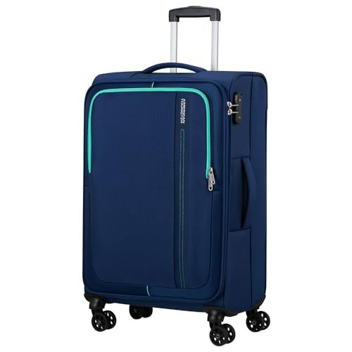 American Tourister Sea Seeker Spinner, malas e carros, Azul (combate navy), Malas e carros