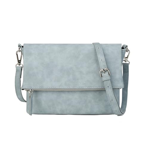 Gladdon bolso de hombro de las mujeres, bolso de hombro con cremallera, bolso crossbody, bolso de cuero pequeño