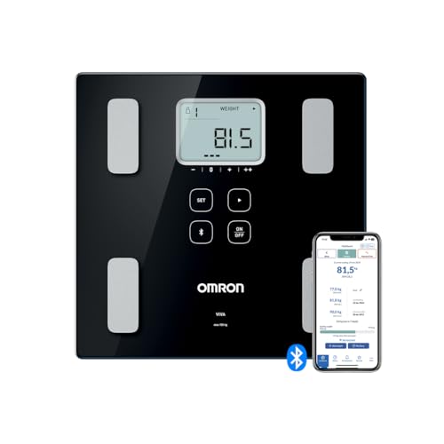 OMRON VIVA - Balança inteligente e monitor de composição corporal com medição de peso, gordura corporal, gordura visceral, músculo esquelético, metabolismo basal e IMC