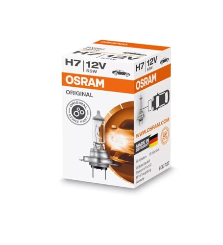 OSRAM Original Line Halogénio 12 V, H7, caixa de cobertura de papelão (1 lâmpada)