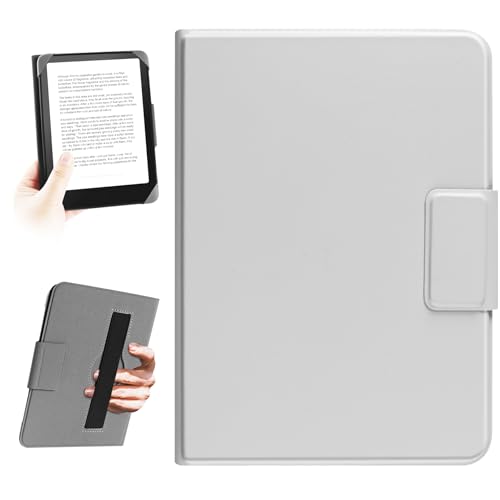 HoYiXi Capa universal para 6,8 polegadas, 7 polegadas, Paperwhite eBook Reader, compatível com Kindle, Kobo, Pocketbook, Tolino e Sony eReader. Corda de mão elástica capa para 6,8"-7" eReader,