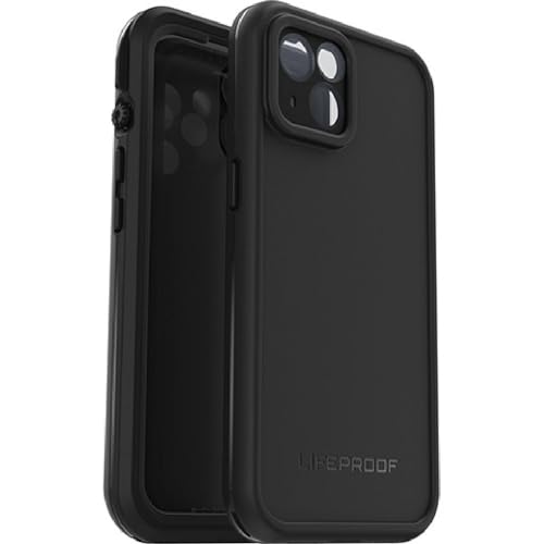 Otterbox Capa para iPhone 13 LifeProof Fre, resistente à água (IP68), choques, sujidade e quedas até 2 m, fina e elegante, com protetor de ecrã integrado, preto