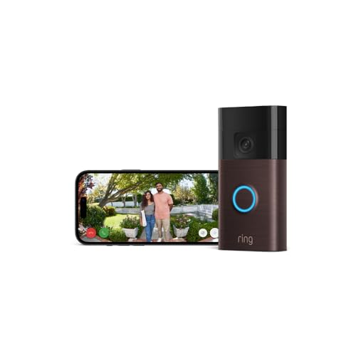 Ring videotimbre con batería (Battery Video Doorbell) (2024), con vídeo HD de cuerpo entero, instalación fácil por cuenta propia (5 min) | con batería integrada I 30 días gratis de Ring Protect