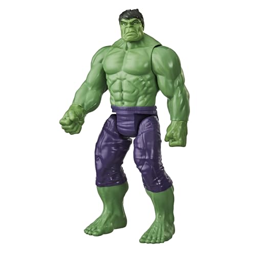 Figura de ação de luxo de Hulk da Marvel Avengers Titan Hero Series Blast Gear, brinquedo de super-herói para jogo de RPG de 30 cm, crianças de 4 anos ou mais