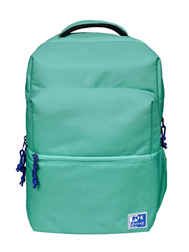 Oxford B-Ready, mochila escolar unissexo, 18 L, 42 m, bolso acolchoado para portátil, poliéster reciclado RPET