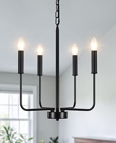 MRHYSWD Candeeiro preto, 6 luzes candeeiro suspenso teto vintage modernos candeeiros de teto sala de estar candeeiro teto quarto ilha cozinha corredor sala de jantar, lâmpadas E14 (Excluídas)