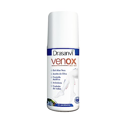 DRASANVI VENOX ROLL ON Aloe Vera Germe Trigo Menta + Castanho da Índia - Vegano - 60 ml