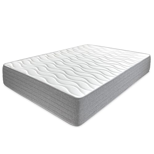 amuéblate online - Colchão de 160 x 200 viscoelástico com Aris no Inverno/Verão, ergonómico, conforto e dureza ideais, Higiénico e respirável, espessura de 30 cm