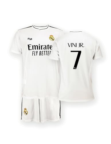 Real Madrid Primeira equipa infantil temporada 24/25 t-shirt unissexo para crianças (embalagem de 1)