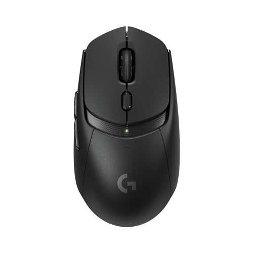Logitech G G309 Rato sem fios LIGHTSPEED para gaming, leve, interruptores híbridos LIGHTFORCE, sensor HERO 25K, 300 horas com bateria AA, 6 botões programáveis, PC e Mac - preto