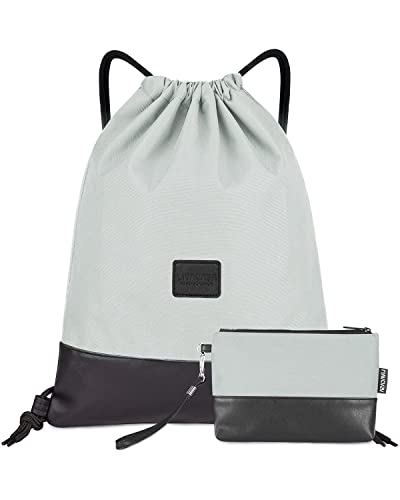 LIVACASA Mochila de cordões leve, unissexo, casual, impermeável e ideal para o ginásio.