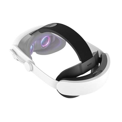 KIWI design K4 Boost Correia de cabeça com bateria de conforto compatível com Meta Quest 3/Quest 3S