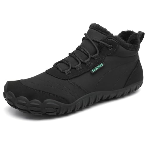 SAGUARO Barefoot botas inverno quente botas neve pour homem mulher Gr.36-48