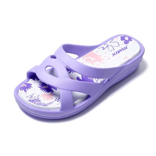 JOMIX Chinelos mulher piscina sandálias plataforma mulher verão chinelos com cunha praia mar casa chinelos de banho chinelos de casa chinelos de borracha EVA