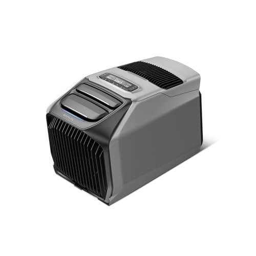 EcoFlow WAVE 3 Climatizador portátil, refrigeração 6100 BTU, aquecimento 6800 BTU, carregamento rápido de 1000 W em 75 min, autonomia de 8 h, controlo por app, para campismo, autocaravanas