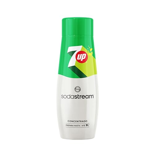 SodaStream - Concentrado de refrigerante sabor 7UP, prepare até 9 l de bebida, adequado para todas as máquinas de gás de água SodaStream - 440 ml