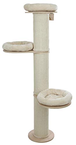 Kerbl Pet 81638 Dolomit Tower - Árvore arranhadora para gatos, 38 cm de diâmetro, 187 cm de altura, cor bege