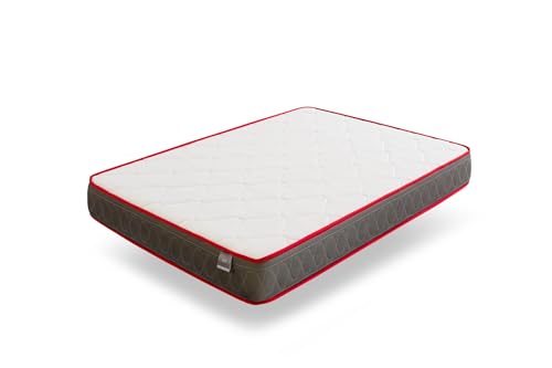 HOGAR24 ES - Colchão viscoelástico 105 x 180 - Memory Sleep- Máximo conforto e adaptação ergonómica, tecnologia de ventilação avançada e regulação térmica - altura 25 cm.