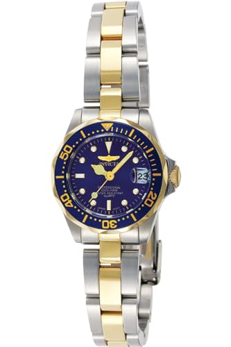 Invicta Pro Diver Relógio quartzo para mulher de aço inoxidável - 24 mm
