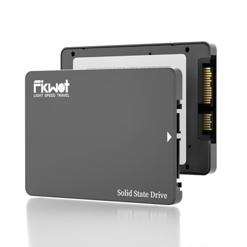 Fikwot FX812 - SSD SATA III de 512 GB, 6,3 cm, 6 GB/s, 3D NAND TLC, cache SLC, até 560 MB/s, compatível com computador portátil e PC de secretária