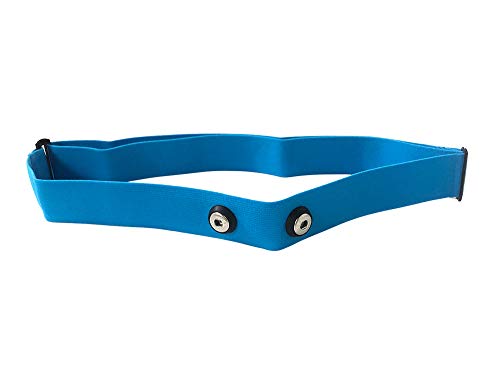 Alça elástica ajustável para o peito para medir a frequência cardíaca para equipamentos Garmin Wahoo, cor CooSpo original HRM Belt
