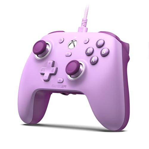 GameSir G7 SE Controlador com cabo para Xbox Series X|S, controlador Xbox com Joystick com sensor de efeito Hall, funciona com Xbox One e Windows 10/11, com licença oficial para Xbox (violeta)