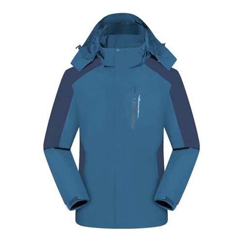 Taoyoule Casacos impermeáveis para exteriores para homem casaco leve para a chuva caminhadas ciclismo casaco corta-vento roupa desportiva para primavera e outono