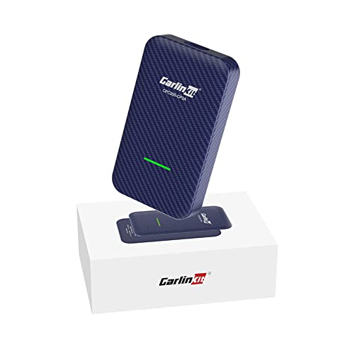 Carlinkit 4.0 CarPlay sem fio/adaptador automático Android sem fios para carro CarPlay com cabo de fábrica, nova atualização, compatível com Audi/Mercedes/VW/KIA/Hyundai...