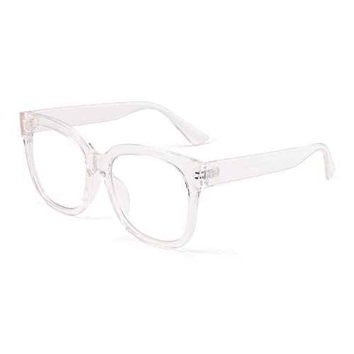 JIM HALO Óculos de filtro de luz azul grandes. Óculos confortáveis e resistentes contra ecrãs e monitores. Para mulher e homem.
