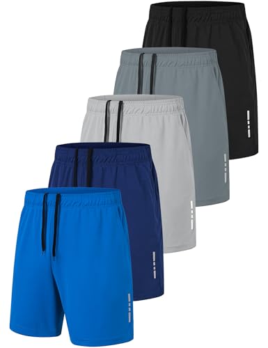 xtuwkzo Calções para homem desporto ginásio com bolsos, homens calções desportivos bermudas para homem calções desportivos calções corrida