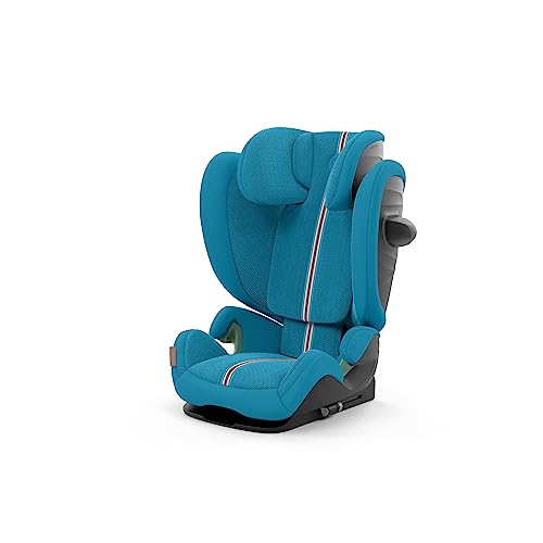 CYBEX Gold Cadeira de carro infantil Solution G i-Fix Plus, para carros com e sem ISOFIX, aproximadamente 3 a 12 anos (100 - 150 cm), 15 a 50 kg, Beach Blue