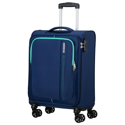 American Tourister Sea Seeker Spinner, malas e carros, Azul (combate navy), Malas e carros