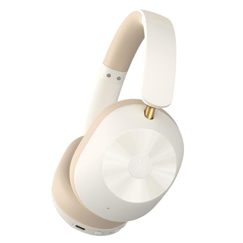 OneOdio Focus A5 Auriculares sem fios com cancelamento ativo de ruído híbrido, 75H de duração, áudio Hi-Res LDAC, chamadas animadas, Bluetooth 5.4, carregamento rápido para viagens, casa e escritório