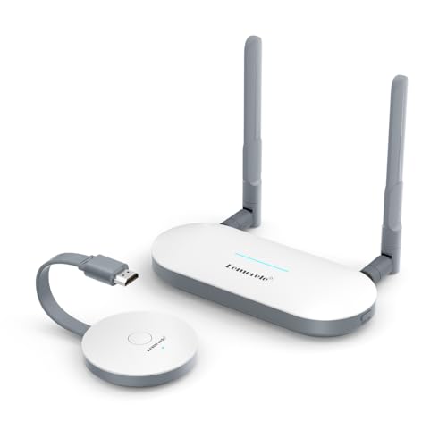 Transmissor e recetor sem fios HDMI, Lemorele 5G, 165FT/50M, emissor HDMI sem fios para streaming vídeo áudio file de computador portátil PC para HDTV, Projektor
