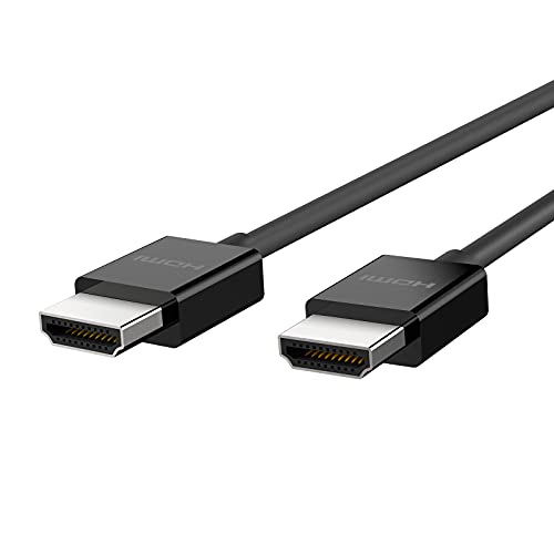 Belkin Cabo HDMI 2.1 de alta velocidade ultra (4K, Dolby Vision HDR, ideal para Apple TV, 2 metros) - preto