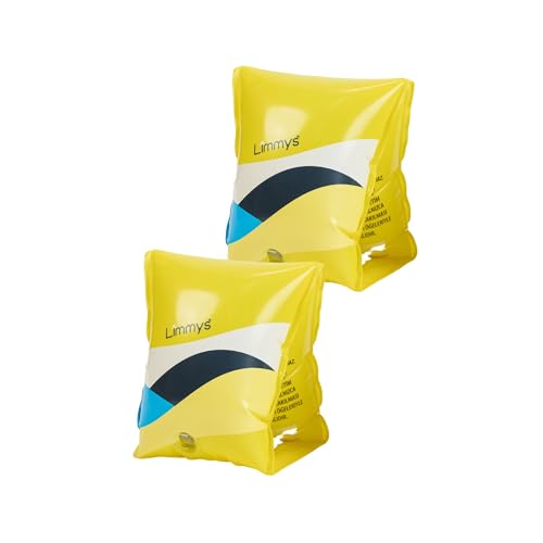 Limmys Mangas de piscina para crianças, mangas insufláveis, para nadar, mangas, bebé, 1 ano, crianças 6 anos