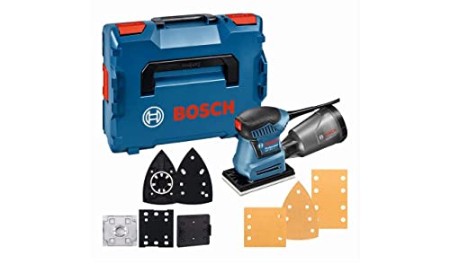 Bosch Professional GSS 160 MULTI Lixadeira orbital (180 W, 3 pratos 140, 160 e Delta, em L-BOXX)
