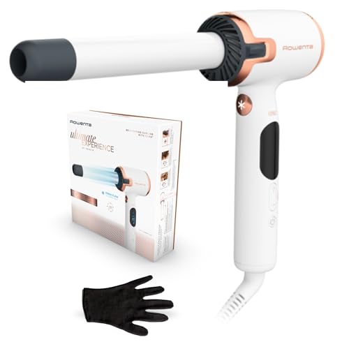 Rowenta Air Care Ultimate Experience Modelador em forma de L, ondas em 3 s, 8 níveis de temperatura (130 - 200 °C), caracóis saudáveis, evita excesso de calor, CF4310