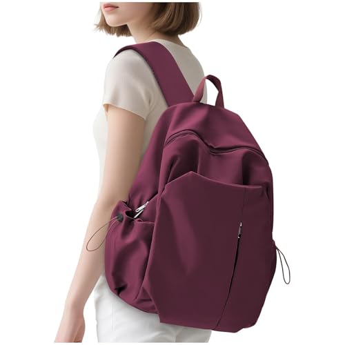 HYC00 Mochilas escolares, mochila escolar adolescente mochilas colégio leve mochilas tipo casual mochila universitária mulher mochila instituto menina menino mochila computador portátil trabalho