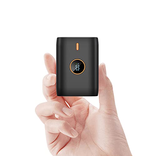 Bateria externa de carregamento rápido 10000 mAh, PD 22,5 W Power Bank com ecrã LED, mini bateria externa telemóvel com USB C, adequado para iPhone, Samsung, Xiaomi etc