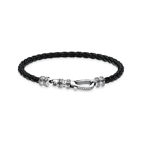 THOMAS SABO Pulsera de Cuero Mosquetón