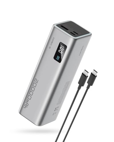 CUKTECH 15 SE 85W Bateria externa de 20000 mAh com 3 portas, USB C bateria portátil Power Bank com ecrã digital compatível com MacBook Pro/Air, iPhone 15 Pro, Galaxy S24 Ultra, DELL