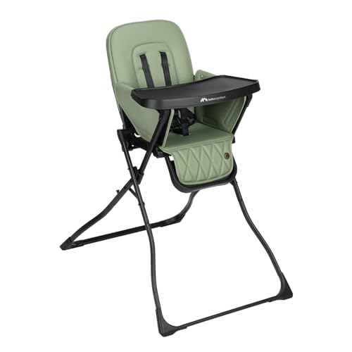 Bebeconfort Mallow, cadeira leve para bebé, 0-3 anos, 0-15 kg, dobrável ultracompacto, assento acolchoado confortável, fácil de limpar, leve (5,6 kg), 3 posições de recreação, fácil transporte, verde