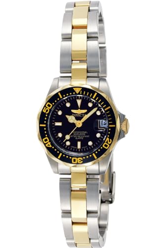 Invicta Pro Diver Relógio quartzo para mulher de aço inoxidável - 24 mm