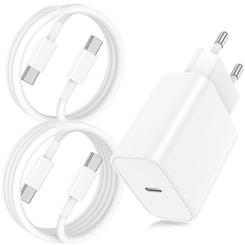 20 W Carregador de carregamento rápido para iPhone 16/15 Pro MAX Plus, USB C tomada com 2 M + 1 M cabo para iPhone 16/15 MAX Plus/iPad Pro/iPad Air, adaptador rápido tipo C para Samsung Galaxy S24 S23